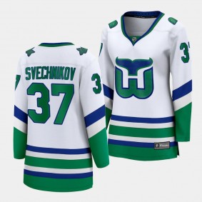 Andrei Svechnikov Carolina Hurricanes Whalers Women Premier Breakaway 37 Jersey