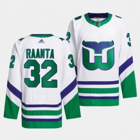 Antti Raanta Carolina Hurricanes Whalers White #32 Primegreen Jersey Men's