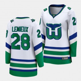 Brendan Lemieux Carolina Hurricanes Whalers Women Premier Breakaway 28 Jersey