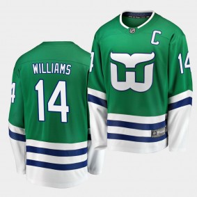 Justin Williams #14 Hurricanes Whalers Night Breakaway Men's Jersey