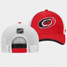 Carolina Hurricanes Authentic Pro Black Locker Room Trucker Snapback Hat