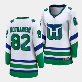 Jesperi Kotkaniemi Carolina Hurricanes Whalers Women Premier Breakaway 82 Jersey